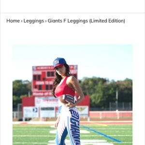 Giants F Leggings - Blue and White